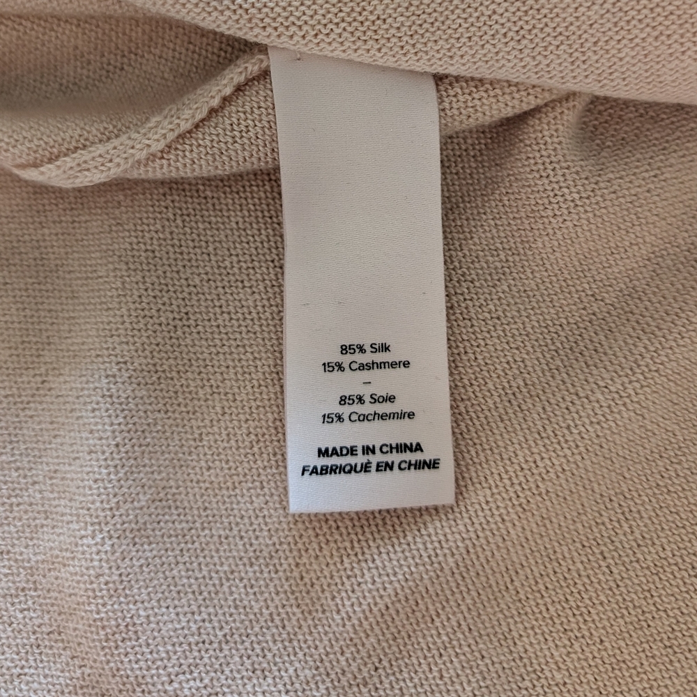 HP🎉 Cinq a Sept Phillipa Ruffle Sweater Silk Cashmere Oversized Ruffle Pink XS - Picture 5 of 12